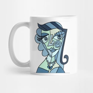 portrait cubism Mug